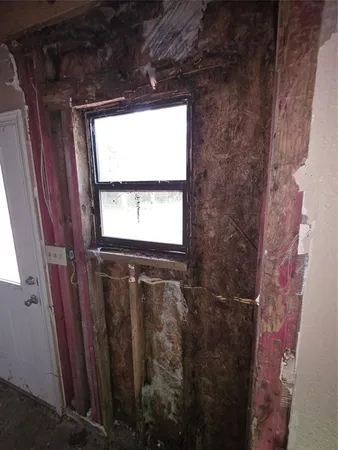 a view of a water heater on the wall