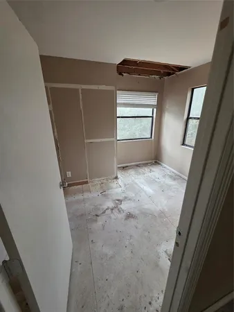 a view of empty room