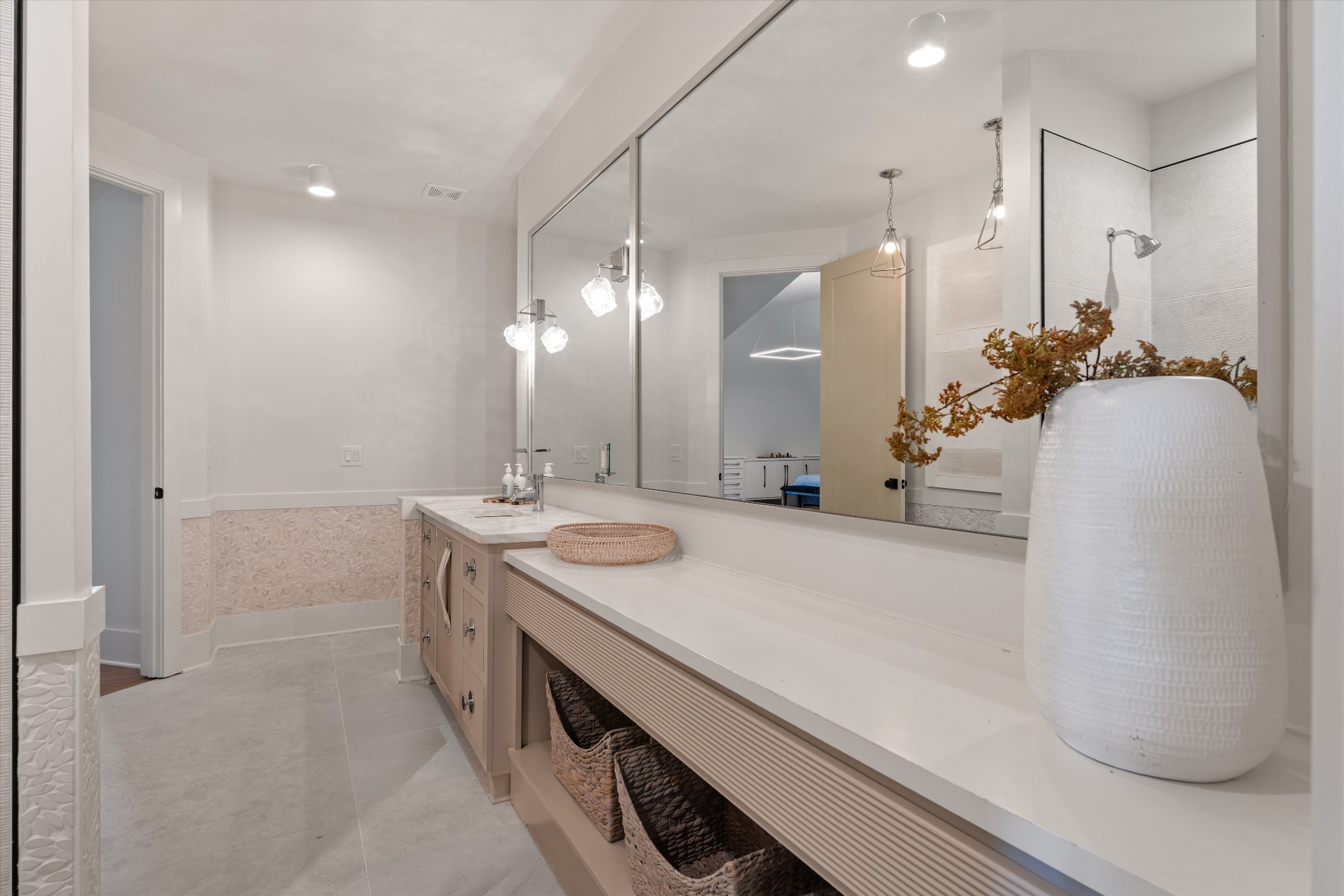 4546 Cedar Grove Road Murfreesboro, TN 37127 - Photo 54 of 86 a bathroom with a sink a double vanity and a mirror