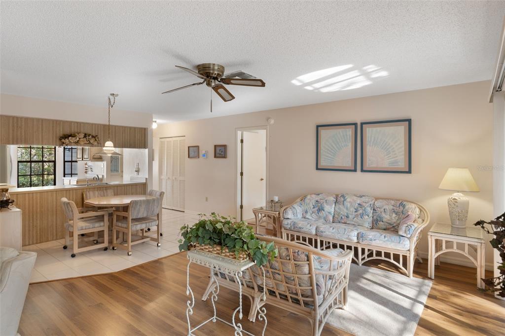 6606 Brambleleaf Drive Spring Hill, FL 34606 - Photo 6 of 79 a living room with furniture and wooden floor