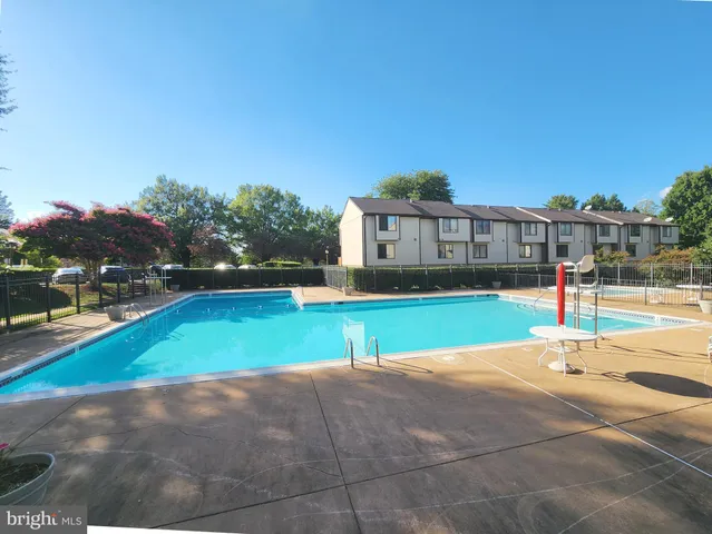 a view of a park with slide