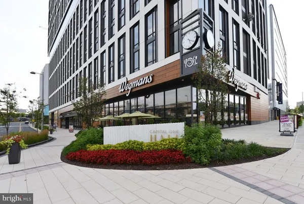 a front view of a building