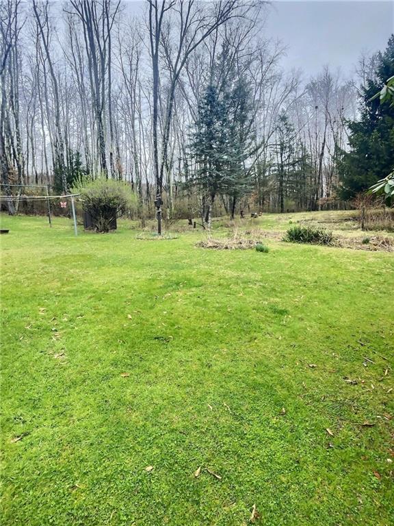 7749 Lamor Road Mercer, PA 16137 - Photo 14 of 17 a backyard of a house with lots of green space and fountain