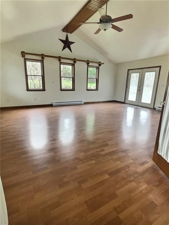7749 Lamor Road Mercer, PA 16137 - Photo 5 of 17 wooden floor in an empty room with a window