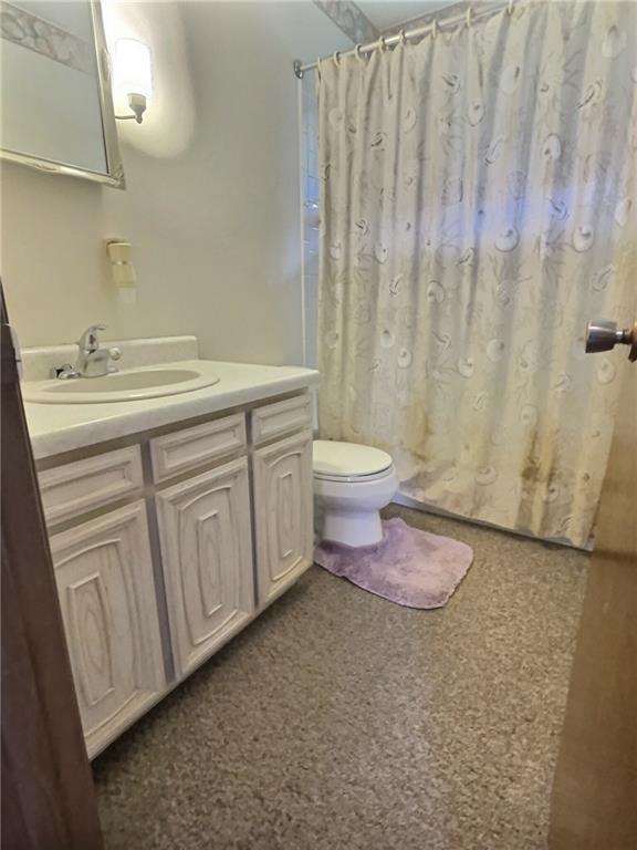 7749 Lamor Road Mercer, PA 16137 - Photo 9 of 17 a bathroom with a sink a toilet and shower