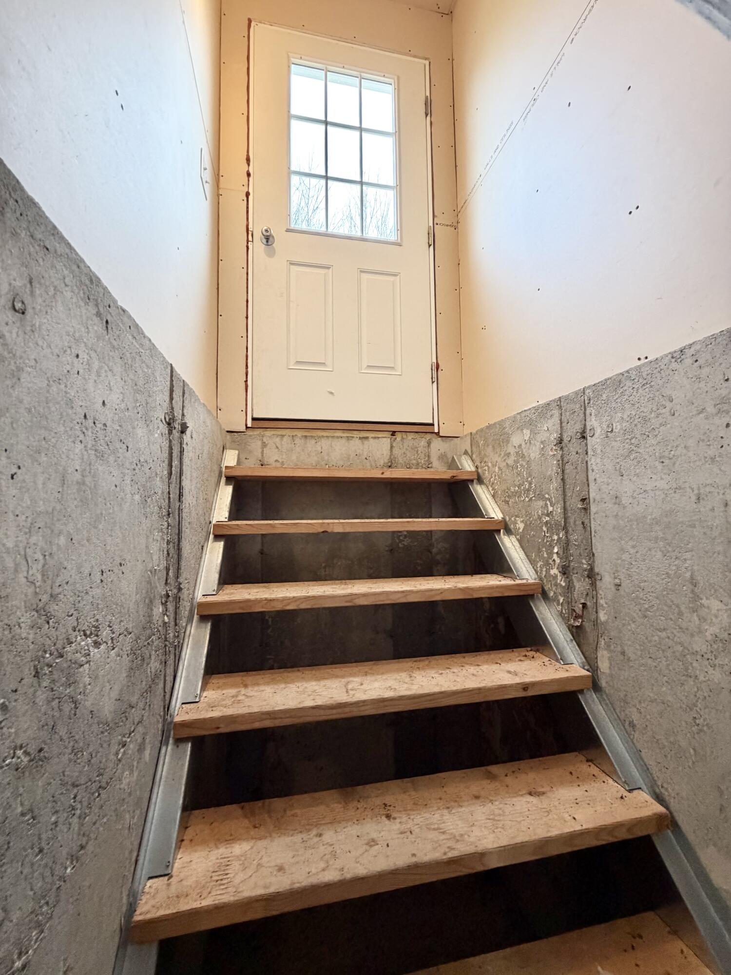 521 Gallison Road Sherman, ME 04776 - Photo 89 of 96 Basement Stairway to Doghouse