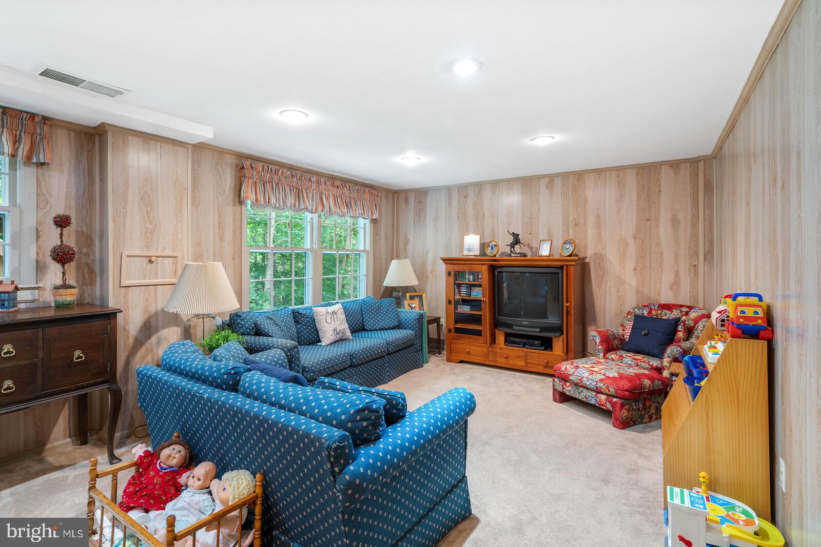 7788 Turlock Road Springfield, VA 22153 - Photo 48 of 65 Huge lower level Rec room with lots of windows