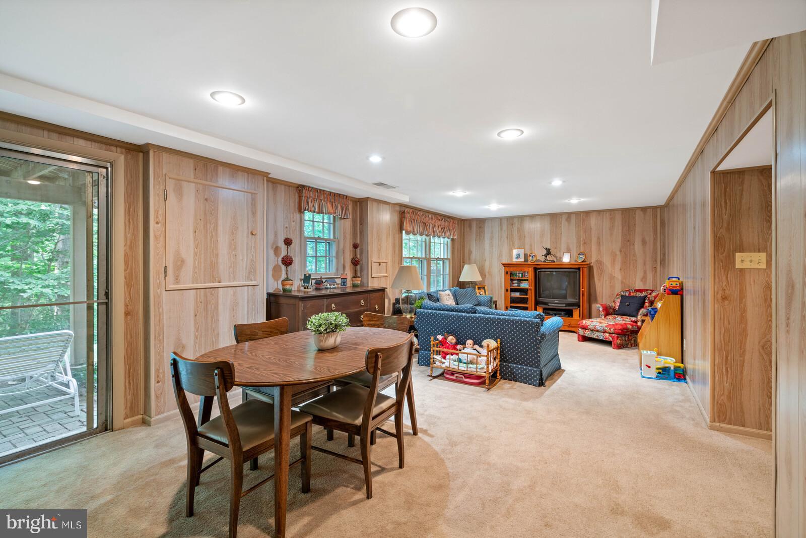 7788 Turlock Road Springfield, VA 22153 - Photo 49 of 65 Lower level Rec room with walk-out