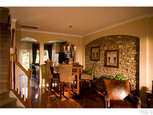 3004 Berkeley Street Raleigh, NC 27612 - Photo 15 of 15 Open floorplan, perfect for entertaining. Hardwood floors throughout! *Model home pictured*