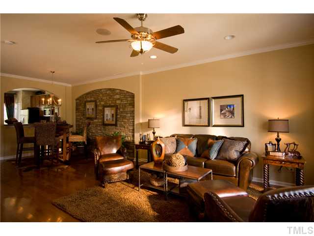3004 Berkeley Street Raleigh, NC 27612 - Photo 3 of 15 Living and dining room open up to each other providing multiple options for decorating ideas. *Model Home Pictured*