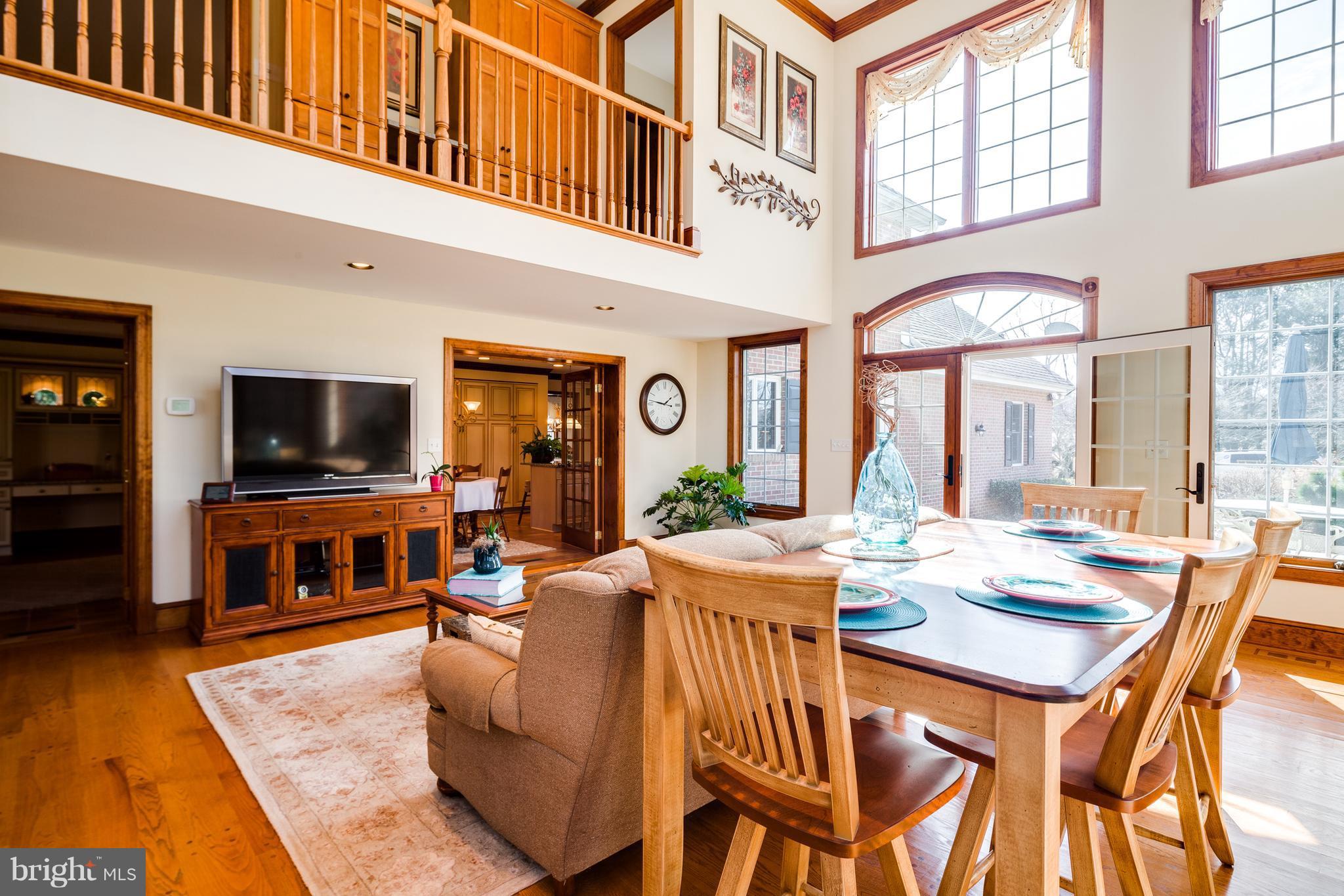 Light filled Great Room with Loft