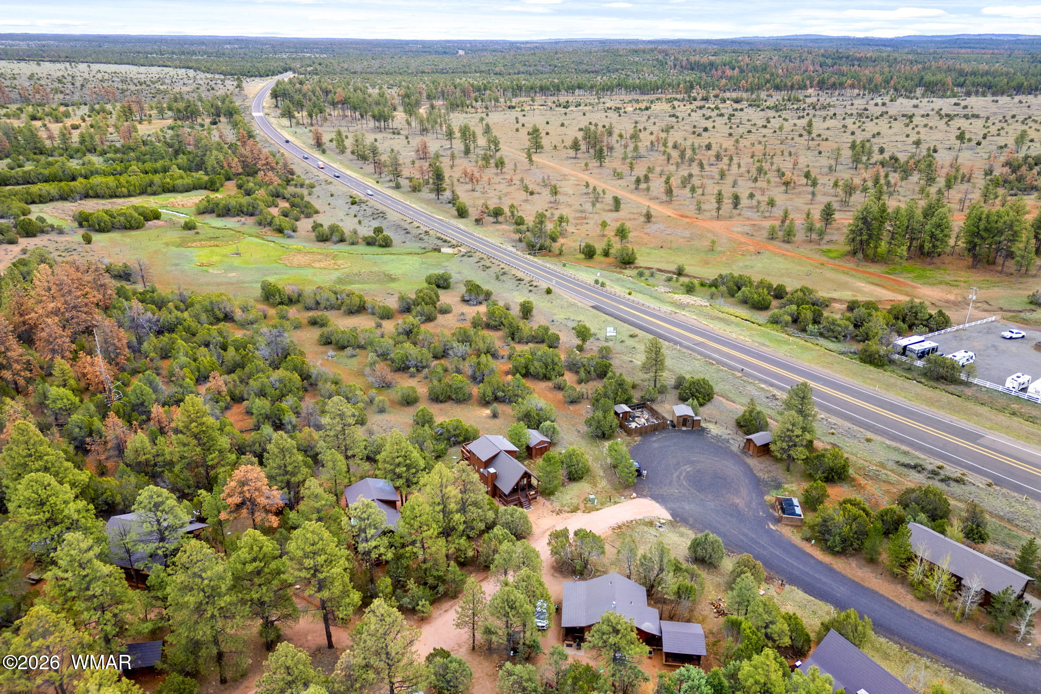 2741 Elk Trail Road Overgaard, AZ 85933 - Photo 61 of 68 a view of a city and an ocean view