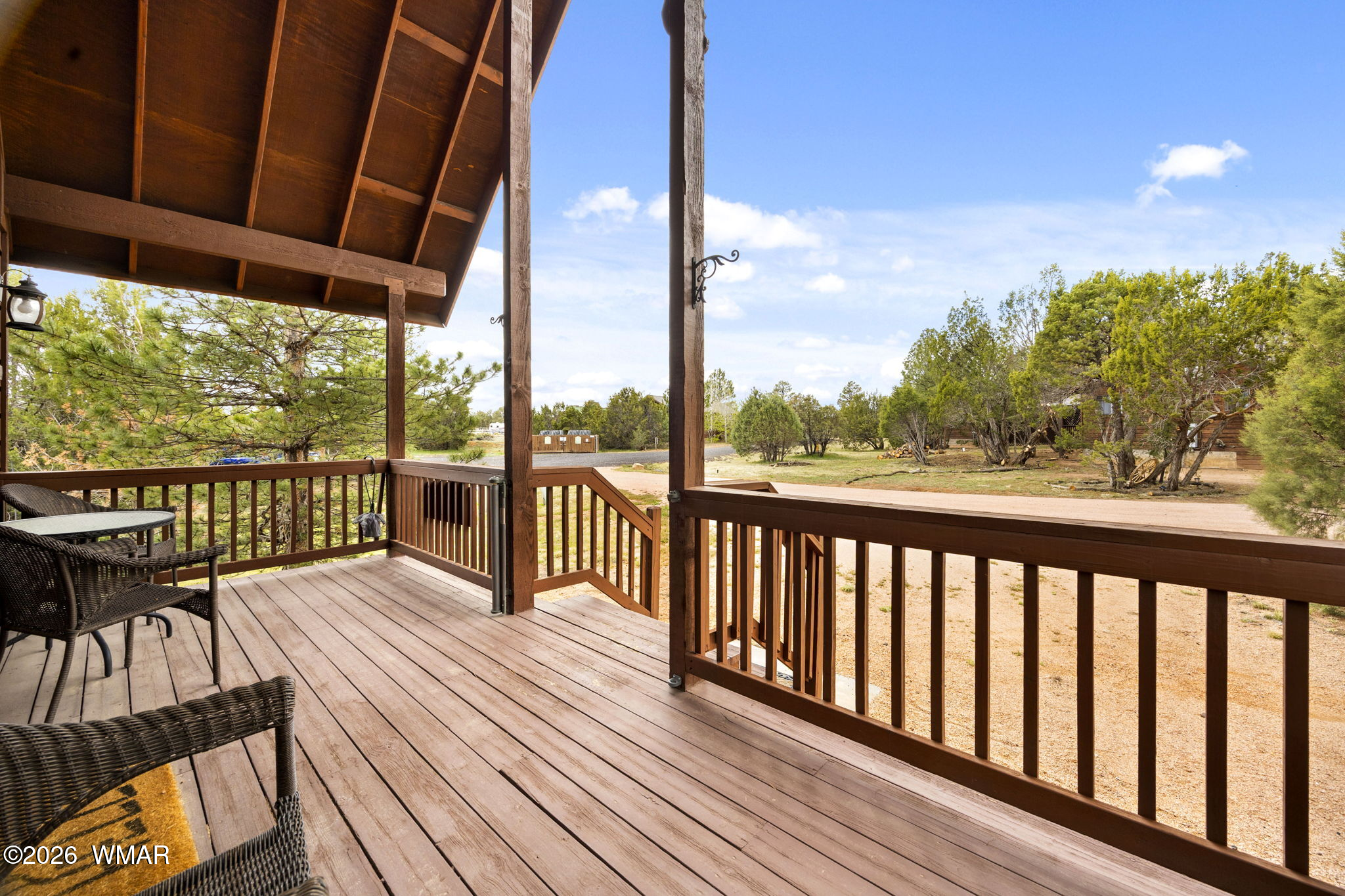 2741 Elk Trail Road Overgaard, AZ 85933 - Photo 37 of 68 a view of balcony with wooden floor