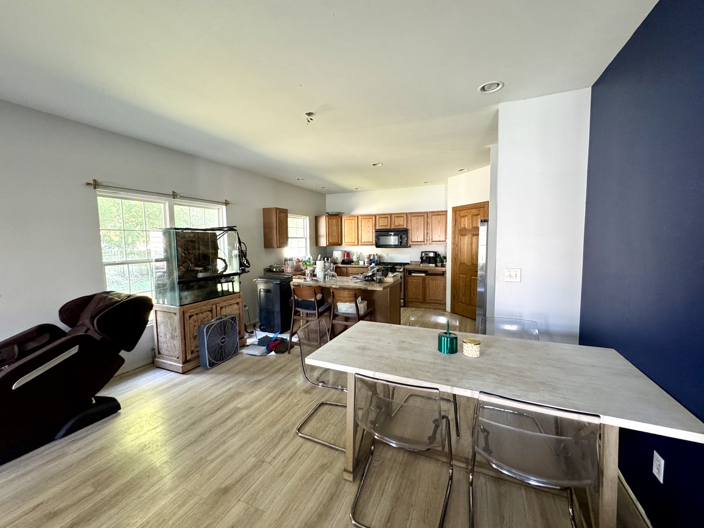 815 West Hudson Street Princeton, IL 61356 - Photo 11 of 23 a view of a dining room with furniture window and wooden floor