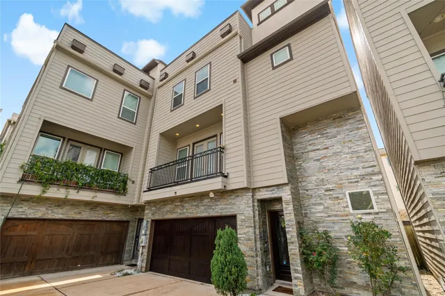 a front view of a building