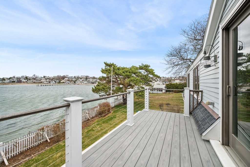 31 Lincoln House Point Swampscott, MA 01907 - Photo 25 of 33 a view of a balcony with wooden floor and lake view