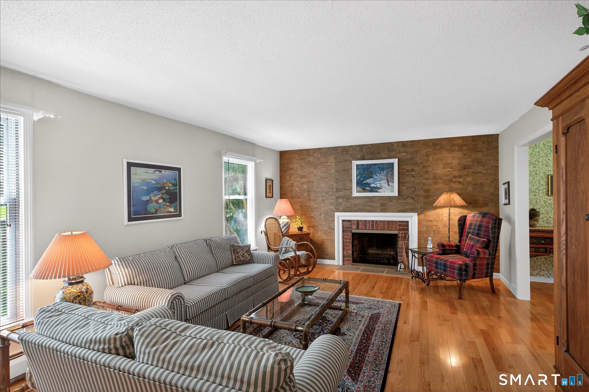 5 Shingle Mill Drive Canton, CT 06019 - Photo 5 of 38 a living room with furniture and a fireplace