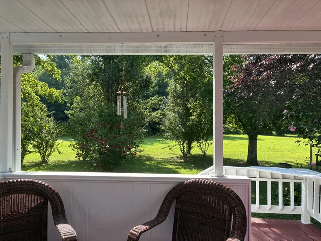 a view of a two chair in the balcony