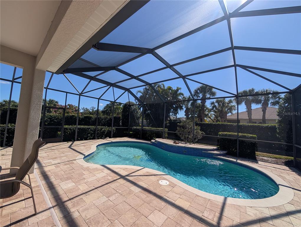 343 Marsh Creek Road Venice, FL 34292 - Photo 3 of 30 a swimming pool covered with green space