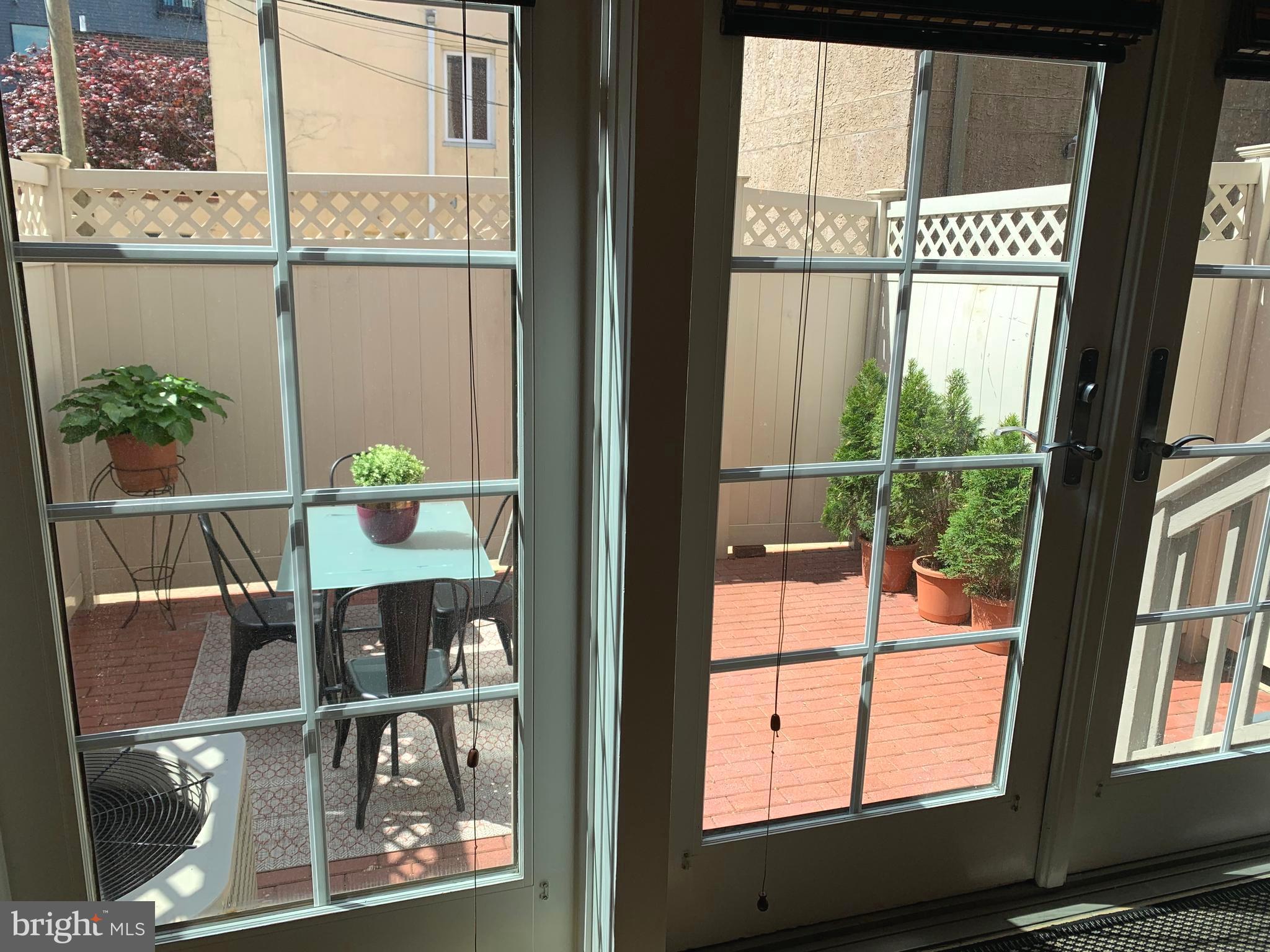 2350 Perot Street Philadelphia, PA 19130 - Photo 13 of 40 Looking at rear yard from kitchen