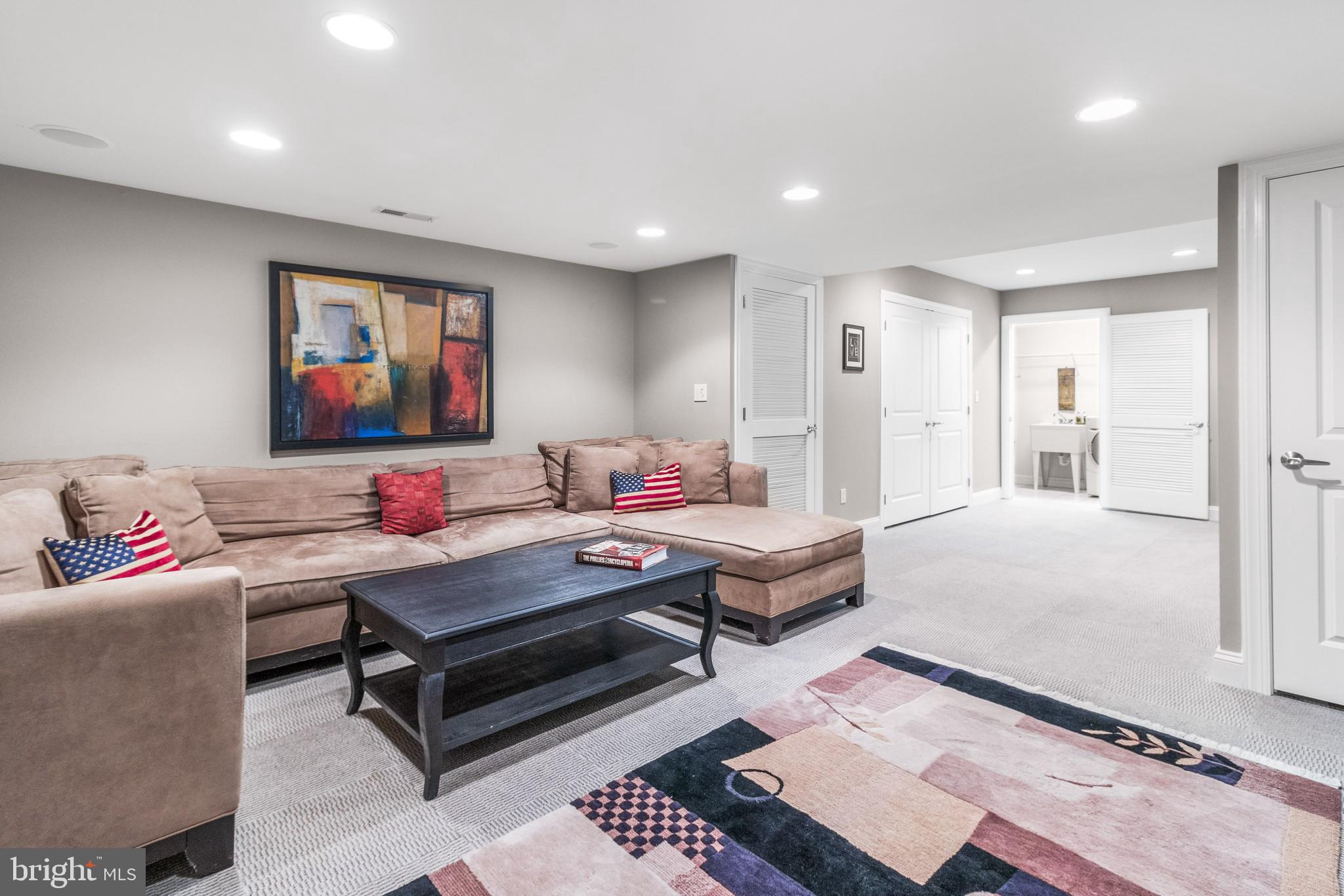 2350 Perot Street Philadelphia, PA 19130 - Photo 21 of 40 Media room / finish basement