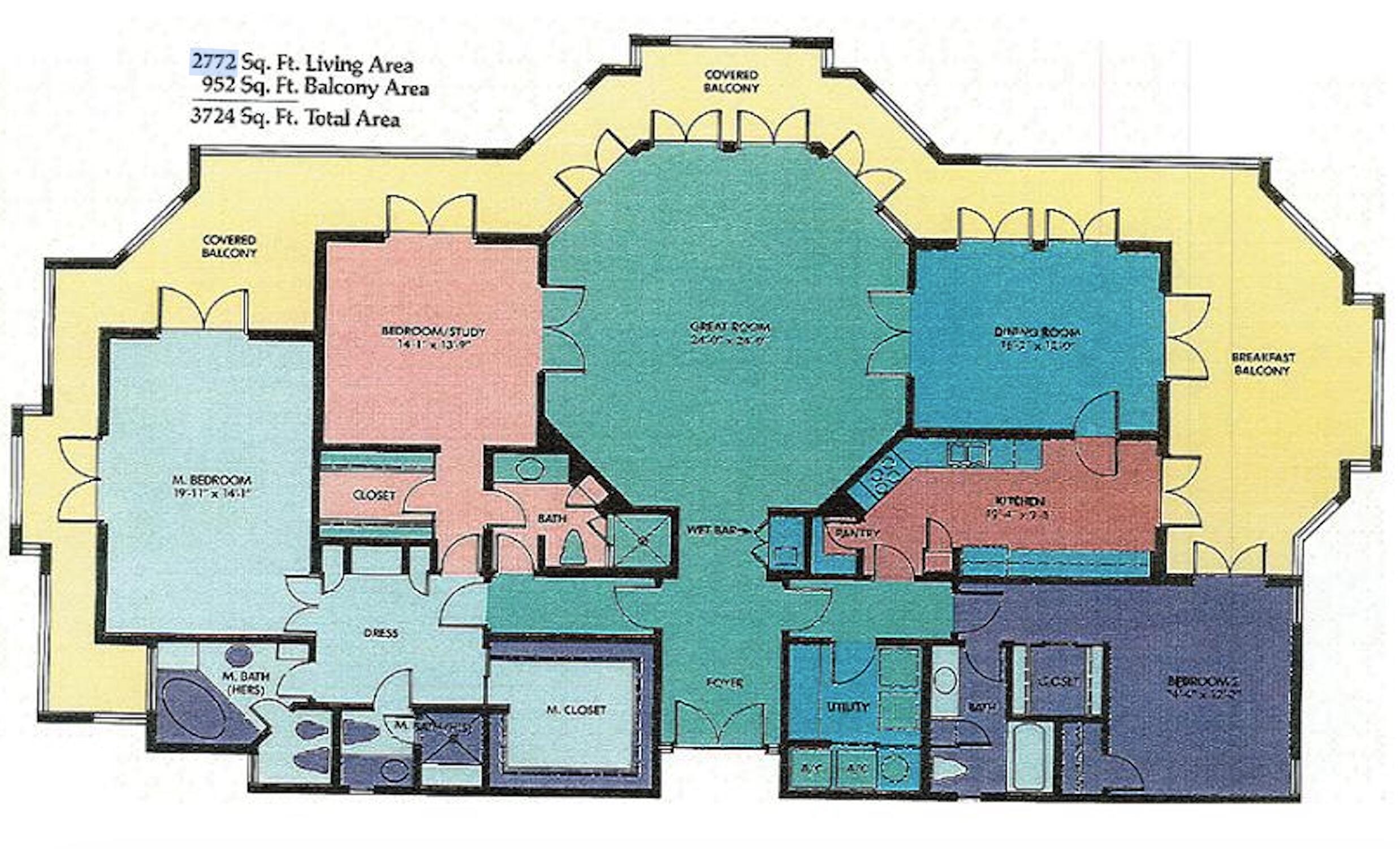 Undisclosed Address Boca Raton, FL 33432 - Photo 27 of 27 GrandView Floor Plan
