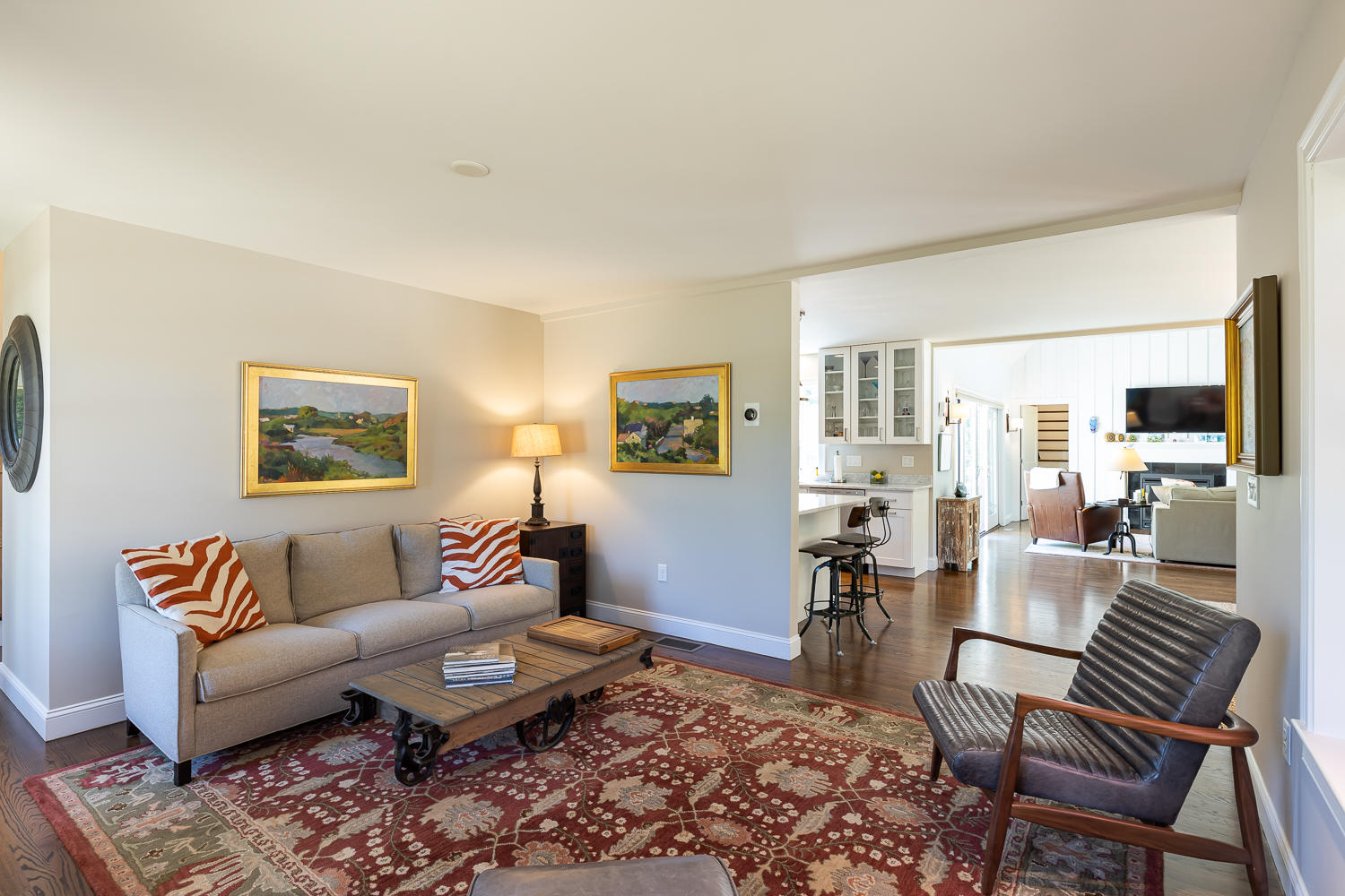 1 Yellow Brick Road Truro, MA 02666 - Photo 23 of 34 a living room with furniture and a flat screen tv