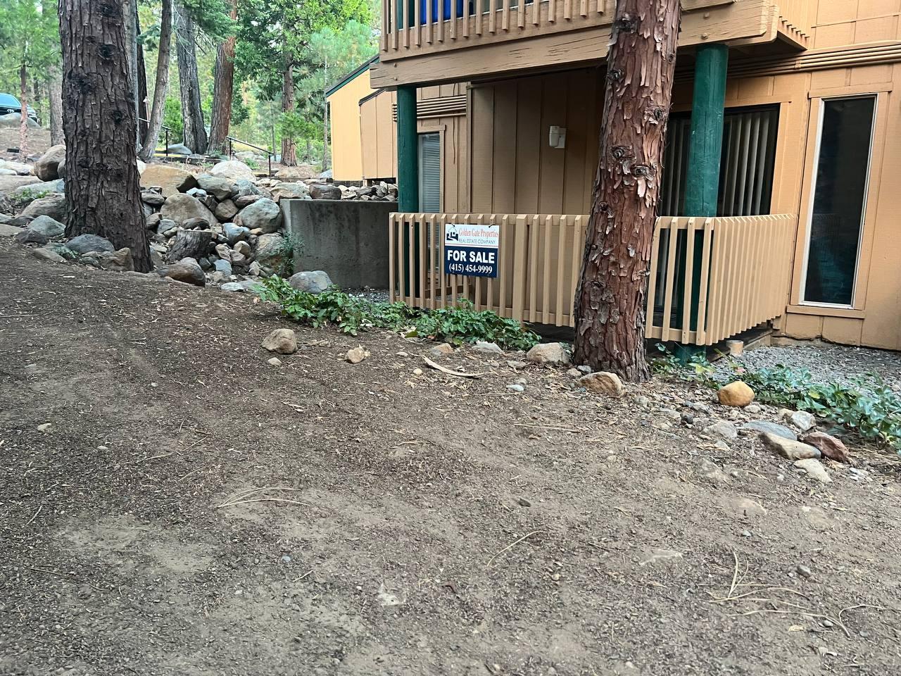 1300 Regency Way, Unit 44 Tahoe Vista, CA 96148 - Photo 24 of 25 a view of a house with backyard and sitting area