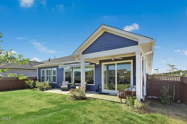 a view of swimming pool from a garden
