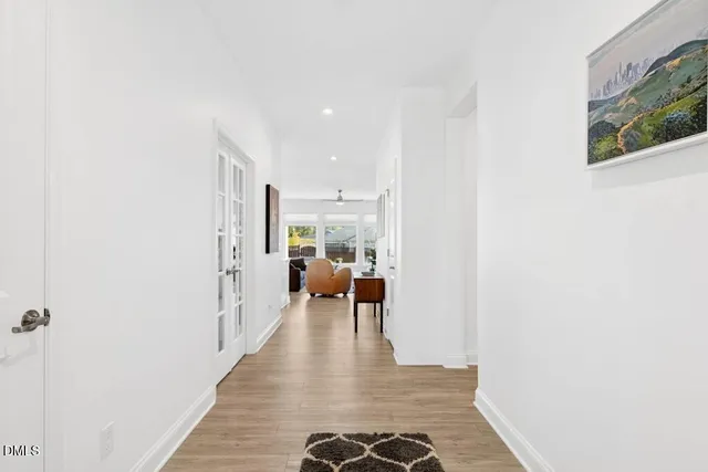 a very nice looking room with a large window