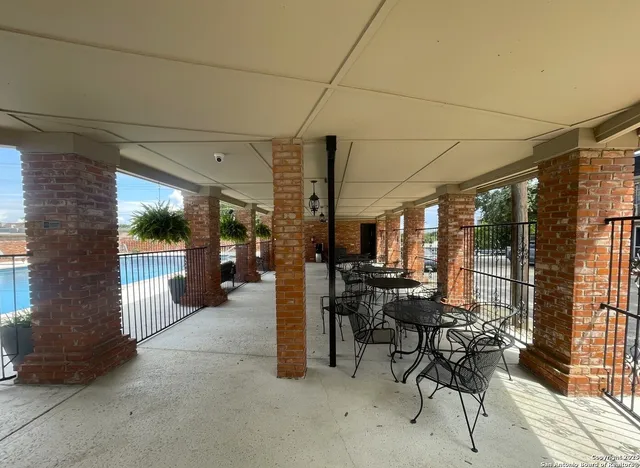 a view of parking garage