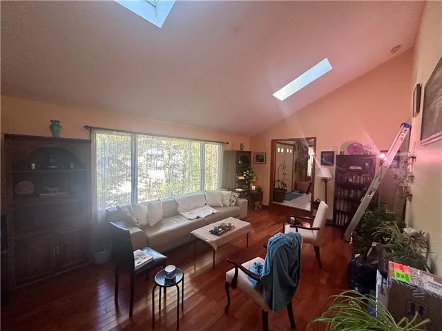 a view of a livingroom and dining room