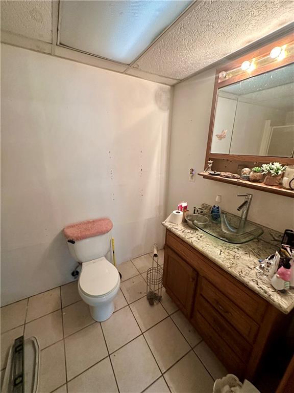 513 Sandra Lane Cheswick, PA 15024 - Photo 40 of 48 a bathroom with a granite countertop sink toilet and mirror