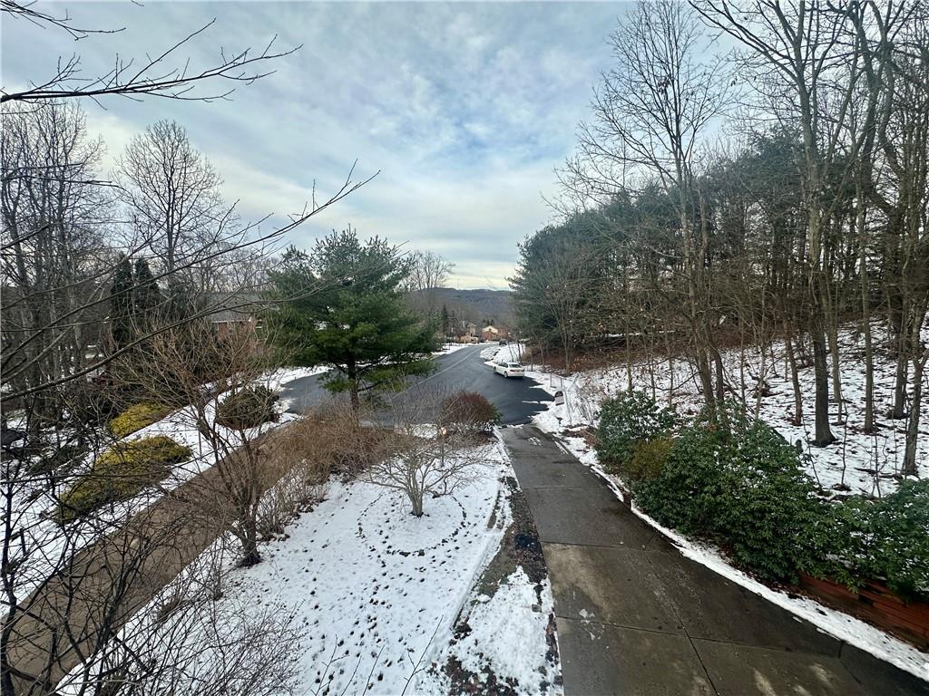 513 Sandra Lane Cheswick, PA 15024 - Photo 41 of 49 a view of a street with a yard and a wooden fence