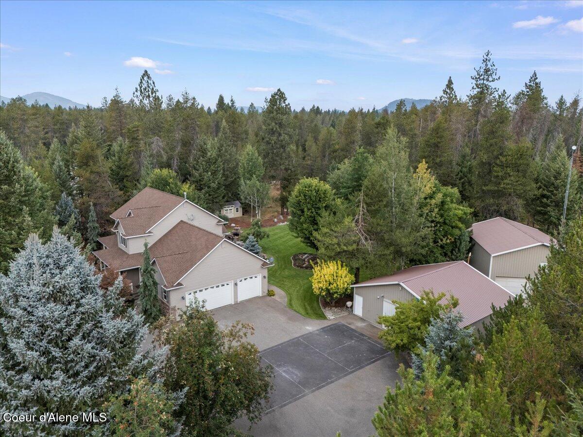 1839 East Ohio Match Road Rathdrum, ID 83858 - Photo 5 of 78 05-Aerial shops and side of home