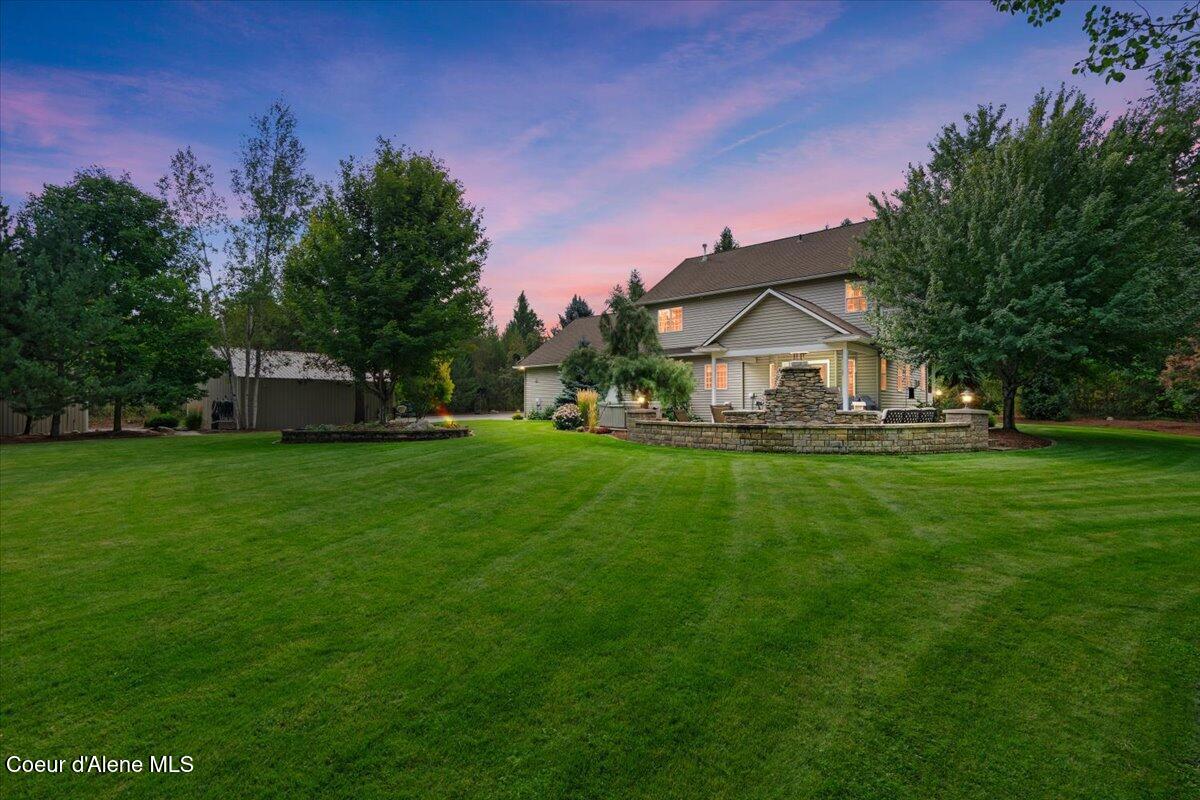 1839 East Ohio Match Road Rathdrum, ID 83858 - Photo 61 of 78 61-Back of home twilight