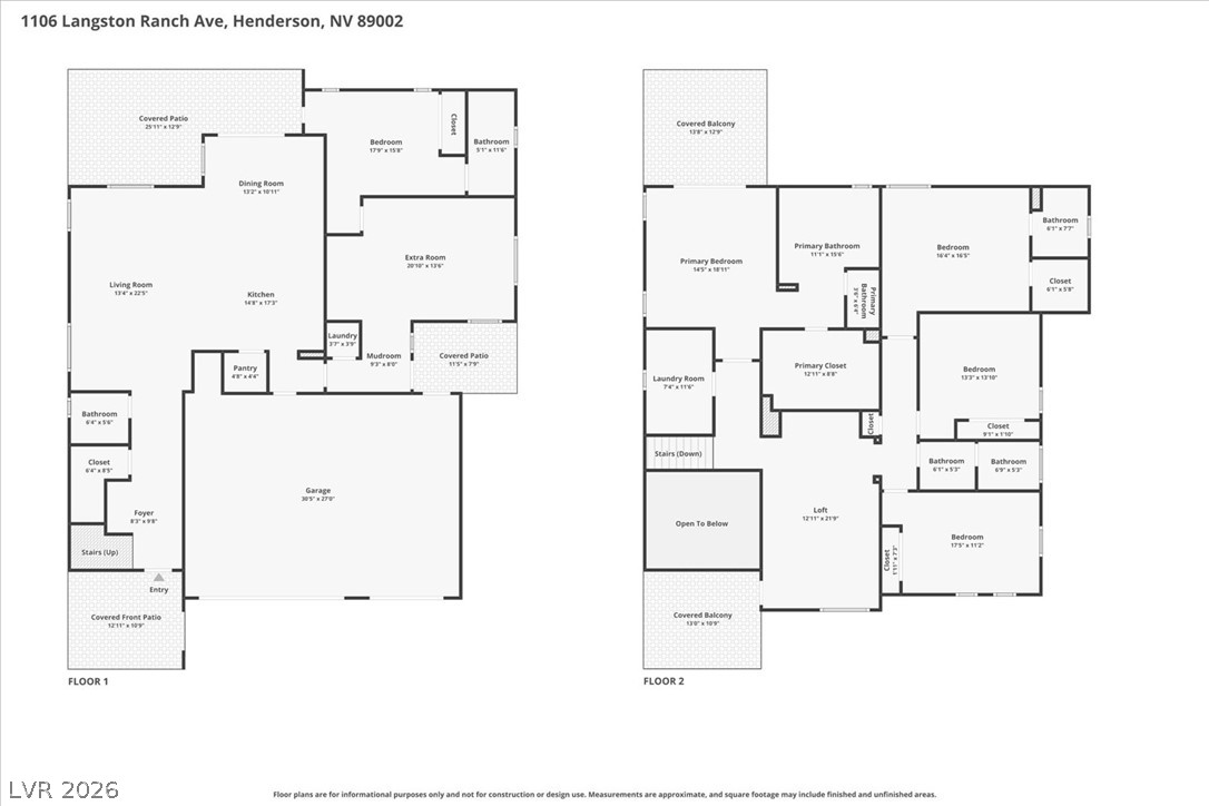 1106 Langston Ranch Avenue Henderson, NV 89002 - Photo 36 of 36 Visualize the thoughtful layout of this residence, featuring two distinct levels of living space with convenient amenities.