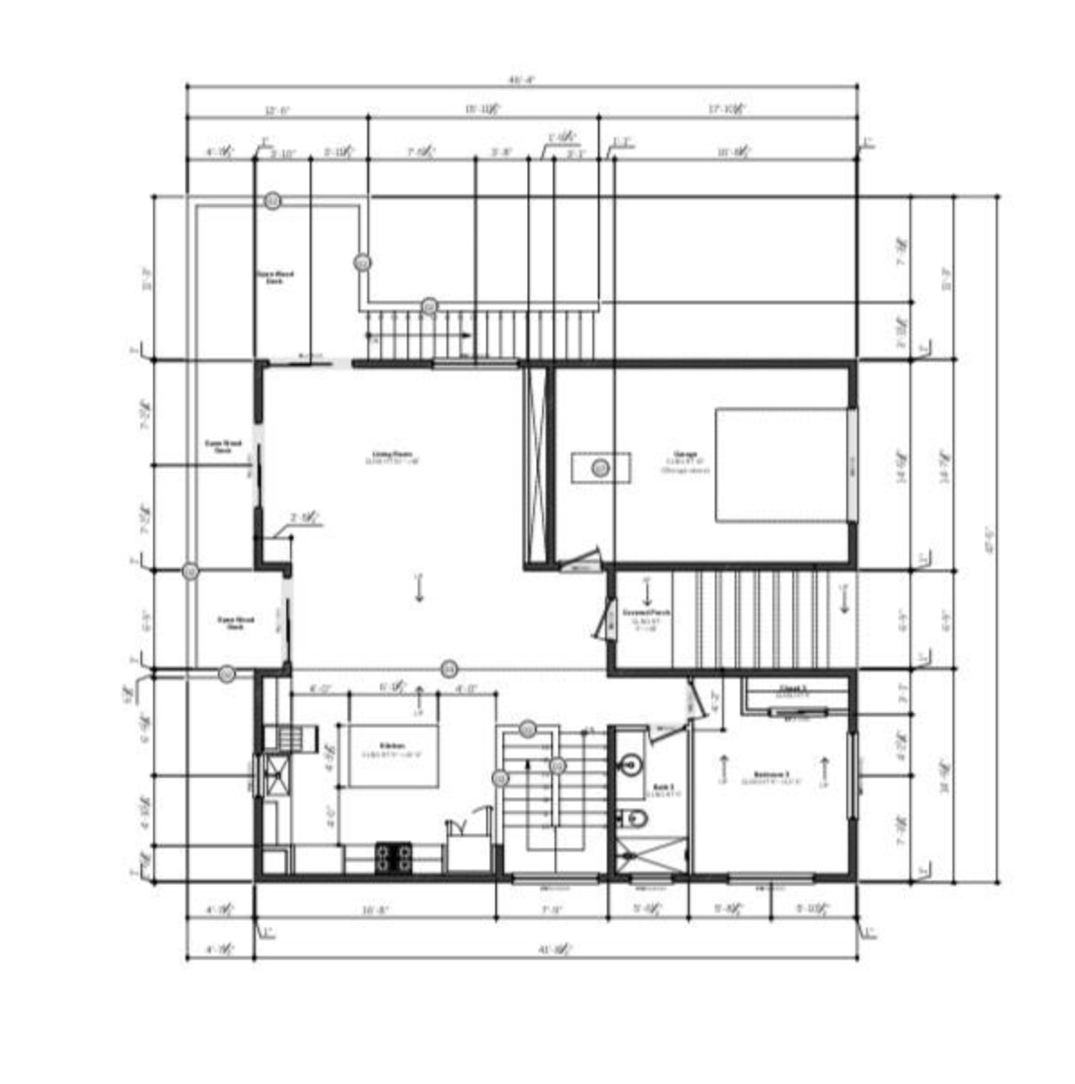 5010 Baker Street Austin, TX 78721 - Photo 8 of 8 Visualize potential living spaces and dimensions within this detailed floor plan blueprint.