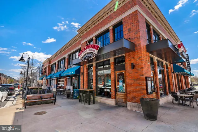 a front view of a building