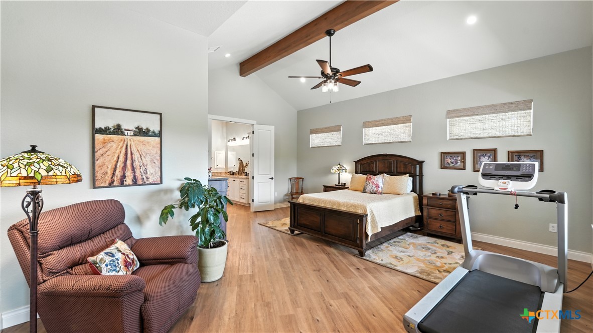 134 Stallion Estates Drive Spring Branch, TX 78070 - Photo 27 of 48 a living room with furniture and a wooden floor