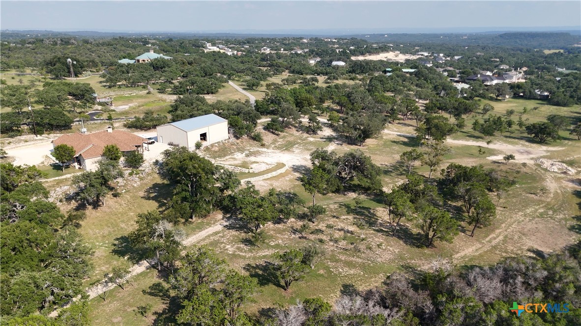134 Stallion Estates Drive Spring Branch, TX 78070 - Photo 4 of 48 an aerial view of residential houses with outdoor space and trees