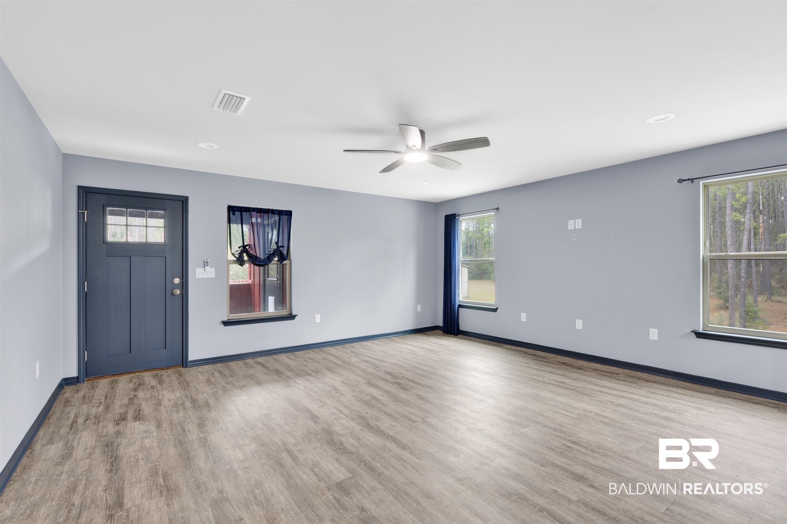 36397 Alexandria Trail Stapleton, AL 36578 - Photo 41 of 65 Foyer with light wood-style flooring and ceiling fan