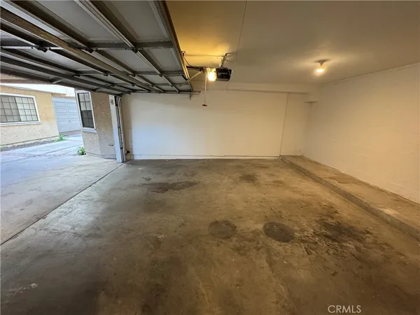 a view of a car garage