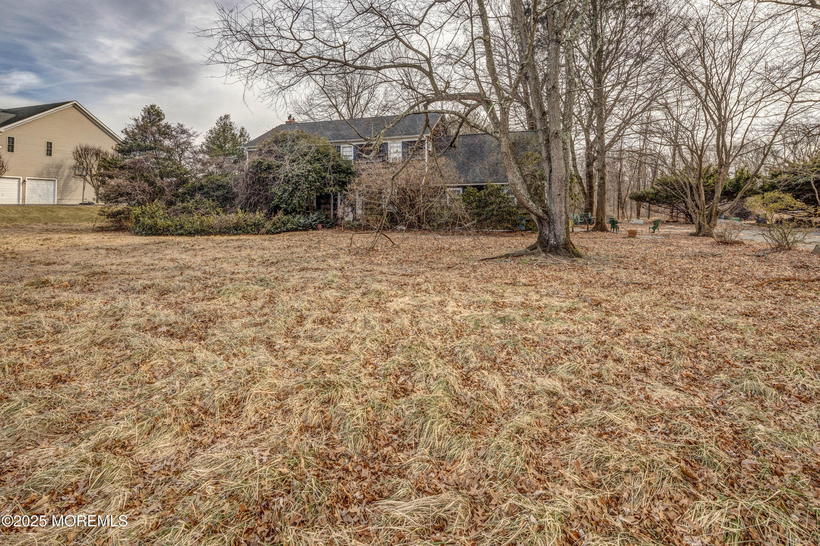 16 Pleasant Valley Road Morganville, NJ 07751 - Photo 2 of 18 a backyard of a house with large trees
