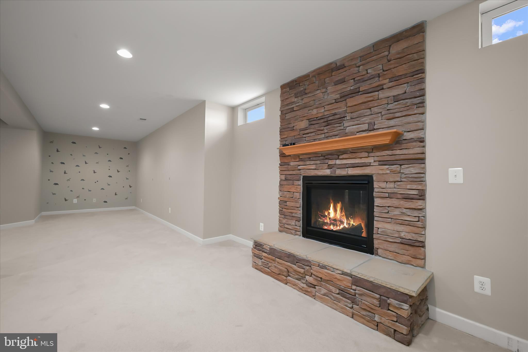 10138 Roulette Drive Hagerstown, MD 21740 - Photo 62 of 83 Game Room - Fireplace