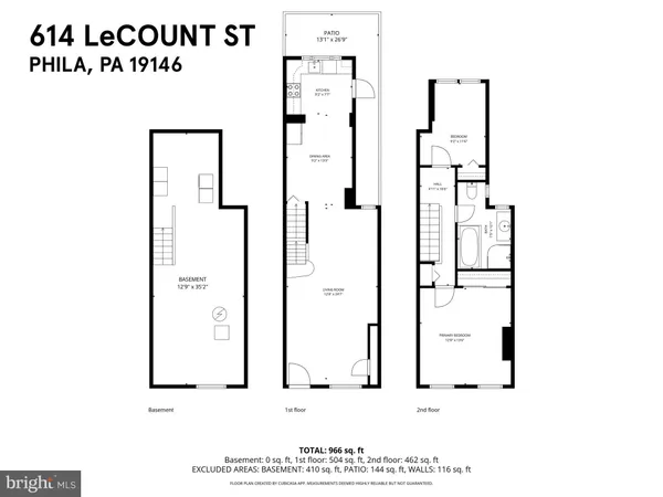 $525,000 | 614 South LeCount Street, Philadelphia, PA 19146