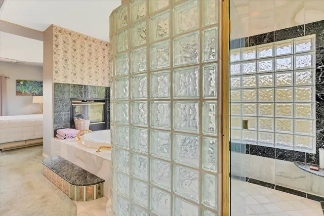 a view of a livingroom with furniture and a couch