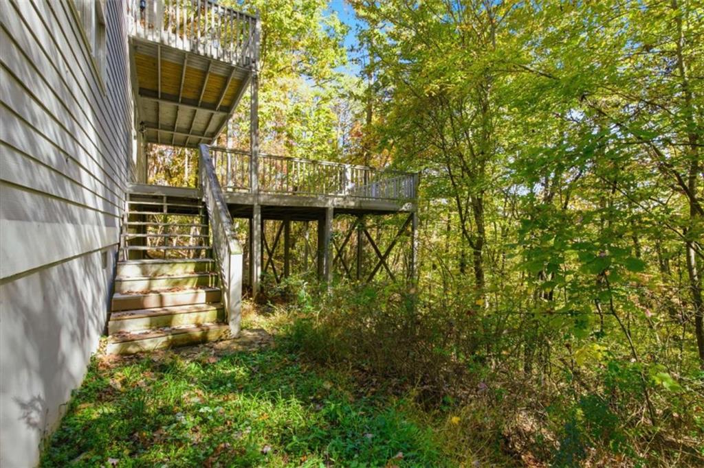 622 Spring Crest Road Cleveland, GA 30528 - Photo 43 of 48 a view of swimming pool from a balcony