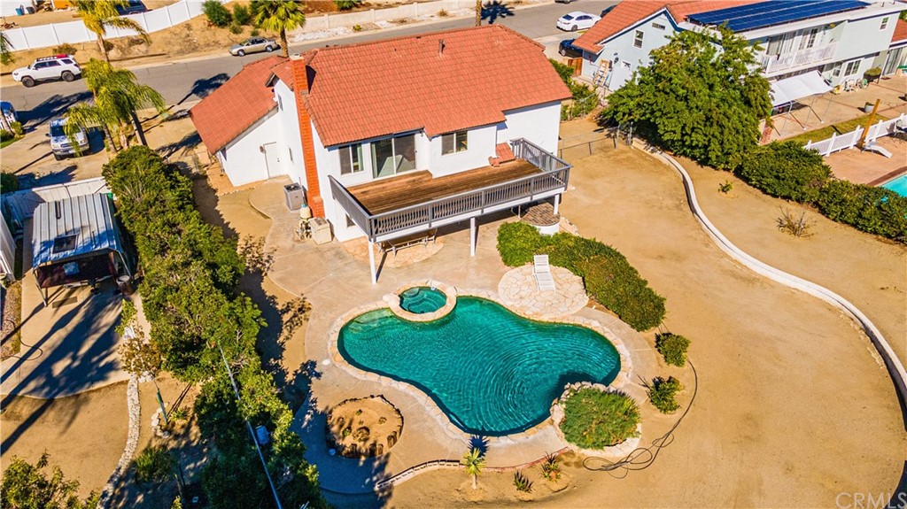 22041 Windtree Avenue Wildomar, CA 92595 - Photo 40 of 47 an aerial view of a swimming pool