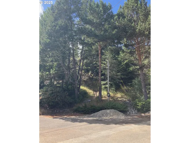 a view of a tree in front of a house
